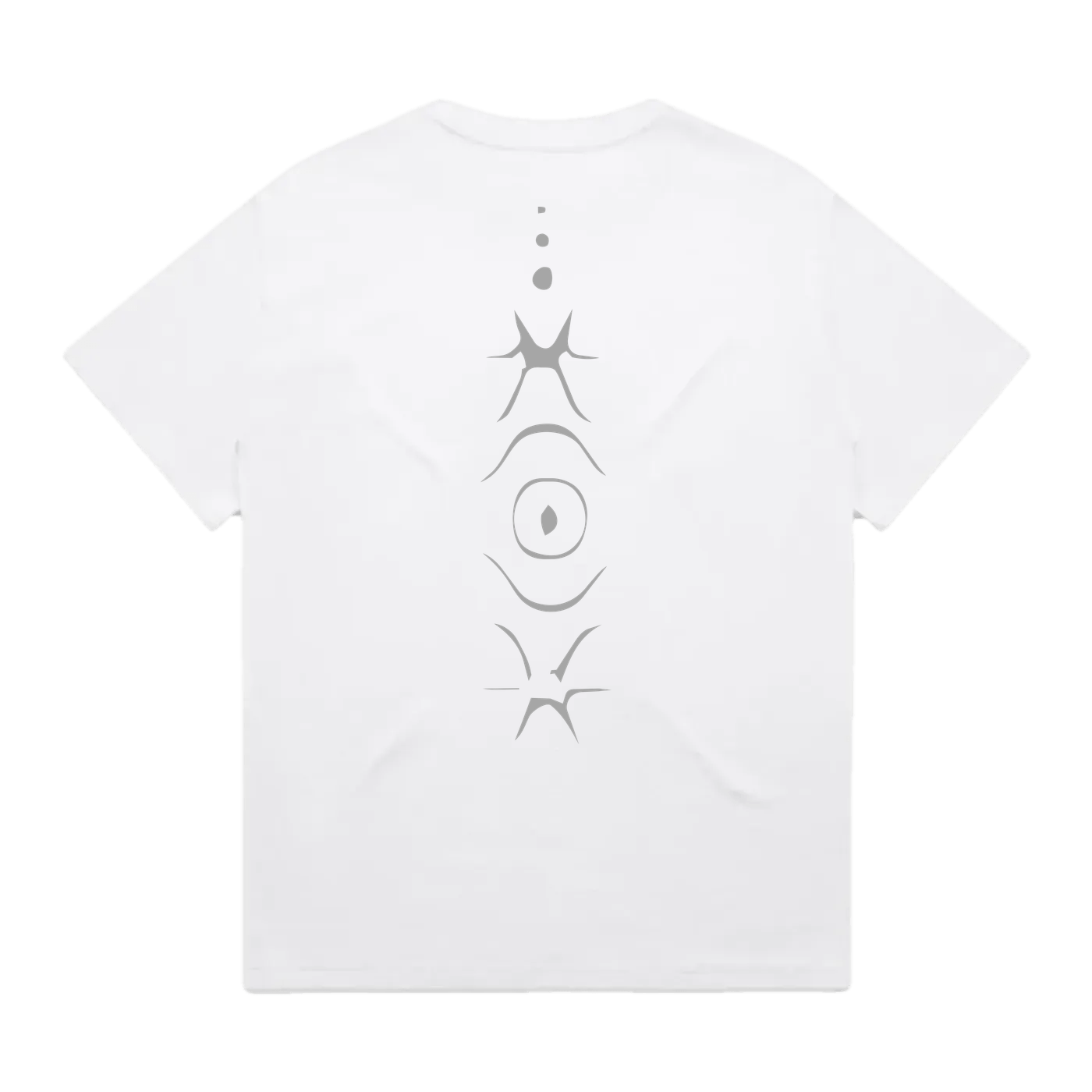 The Gloomy Light Behind the Mountain heavyweight graphic tee by Antonio, back print