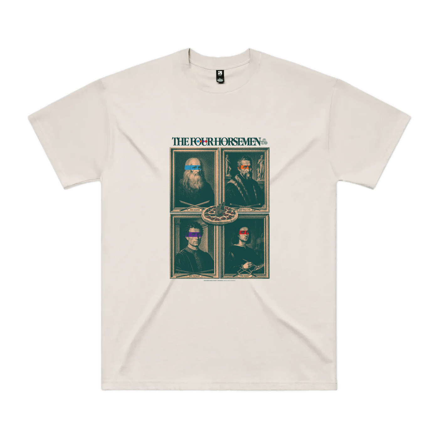 4z_horsemen.exe oversized graphic tee by FauxCOMMS©, front print