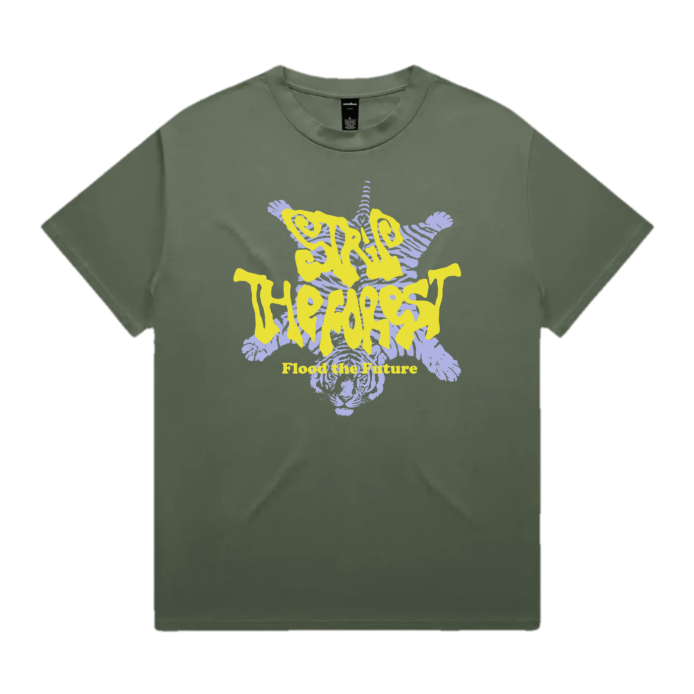 Strip The Forest heavyweight graphic tee by Ganang Restra, front print