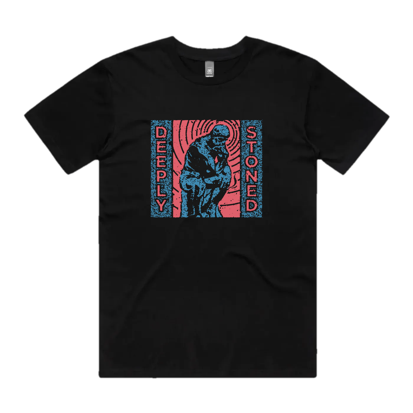 Deeply Stoned graphic tee by lazarghul, front print