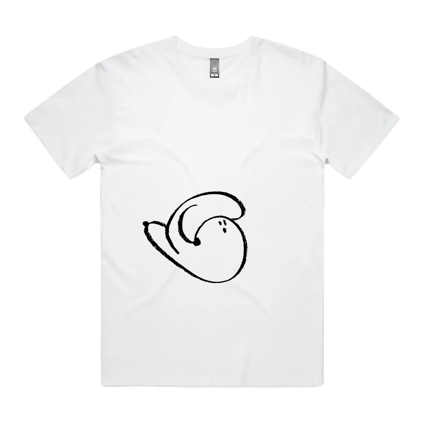 flying boobs 1 graphic tee by MARIANNA SEROCKA, front print
