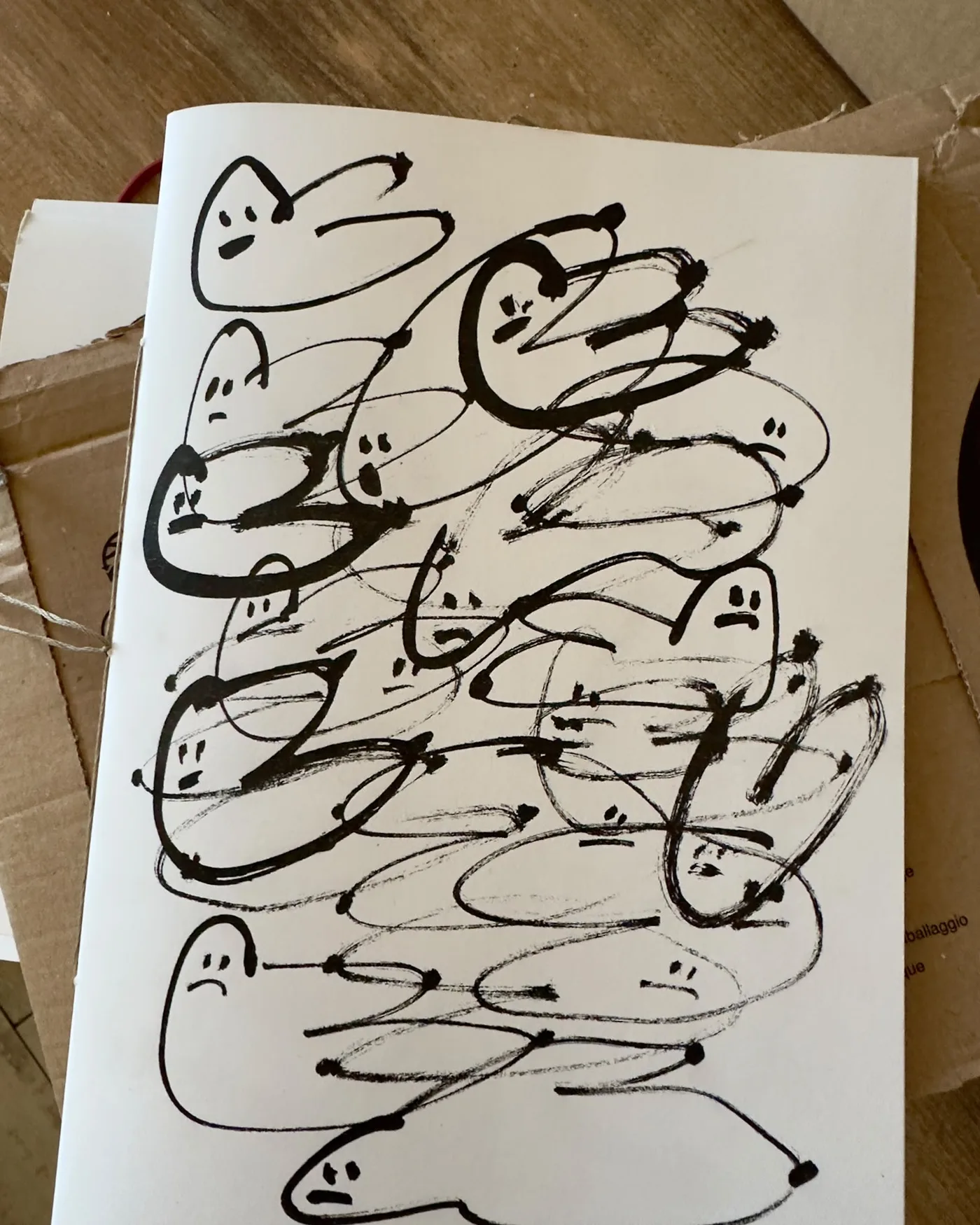 a page from the flying boobs zine