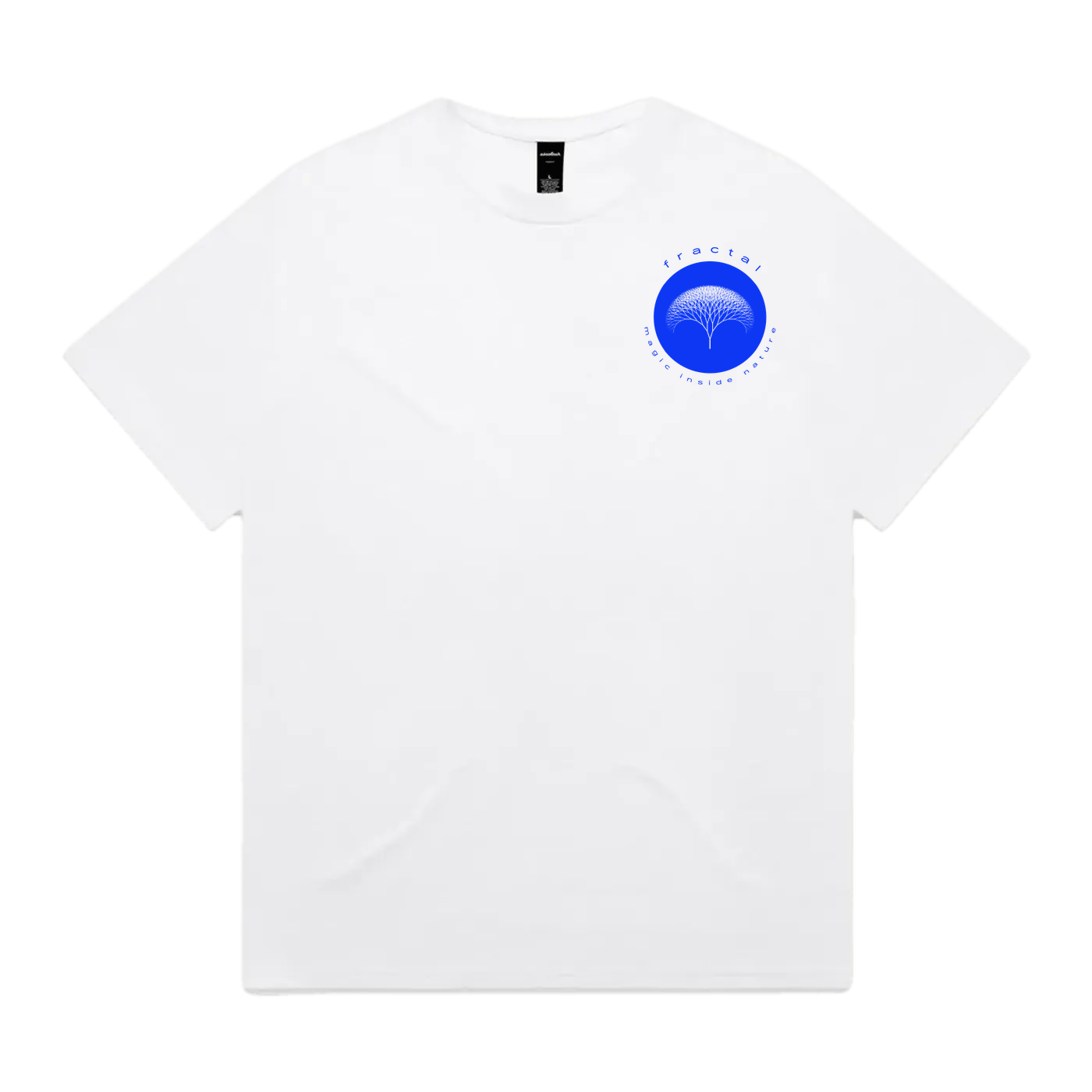 fractal heavyweight graphic tee by olioquore, front print
