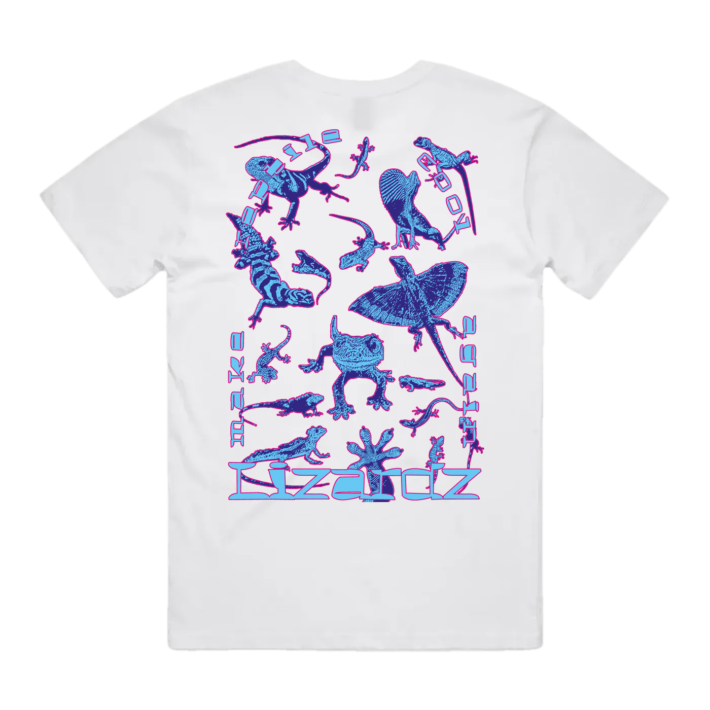 Lizardz graphic tee by olioquore, back print