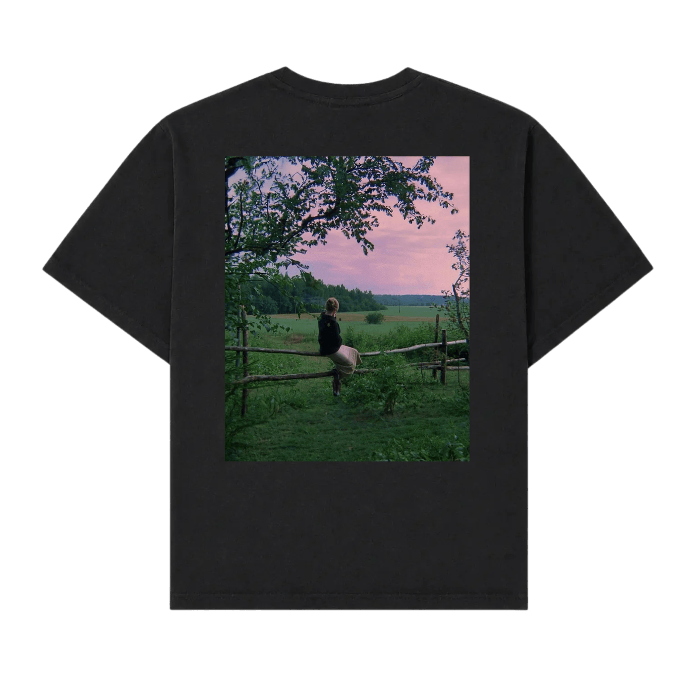 perspective organic hemp tee by pedsunhinged_, back print