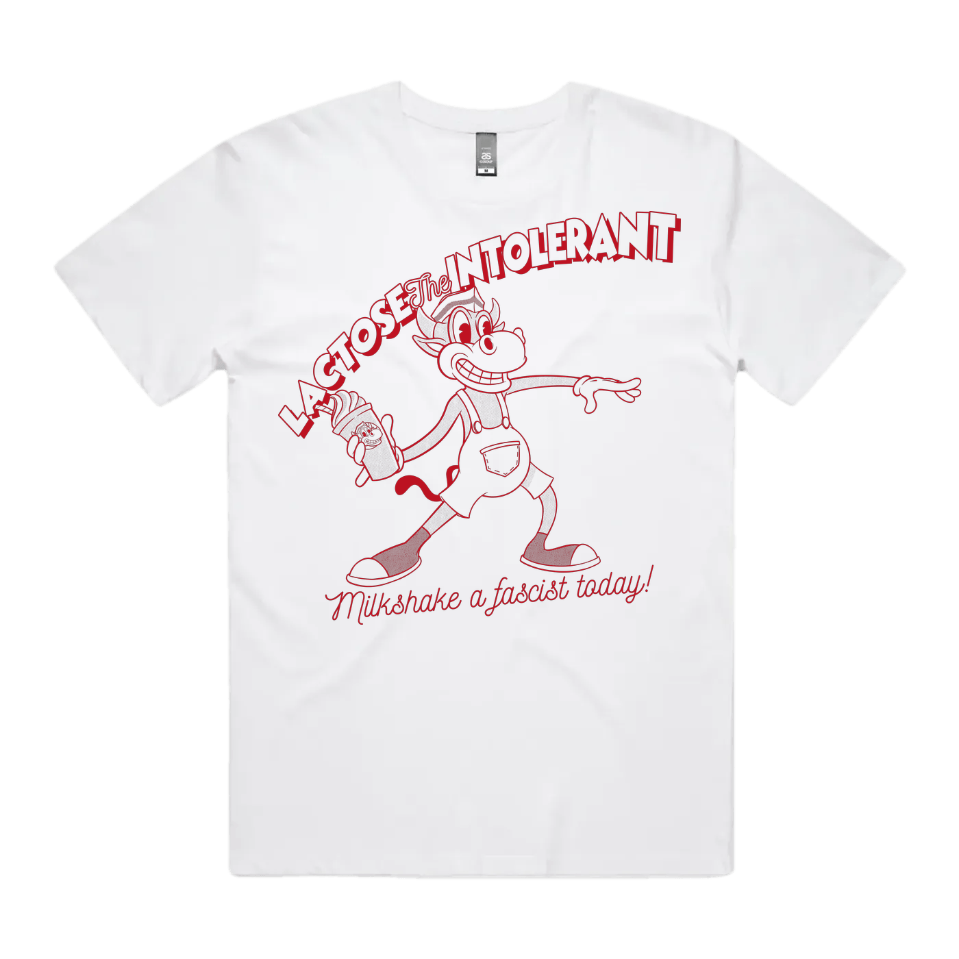 Lactose The Intolerant graphic tee by Stringerarts, front print