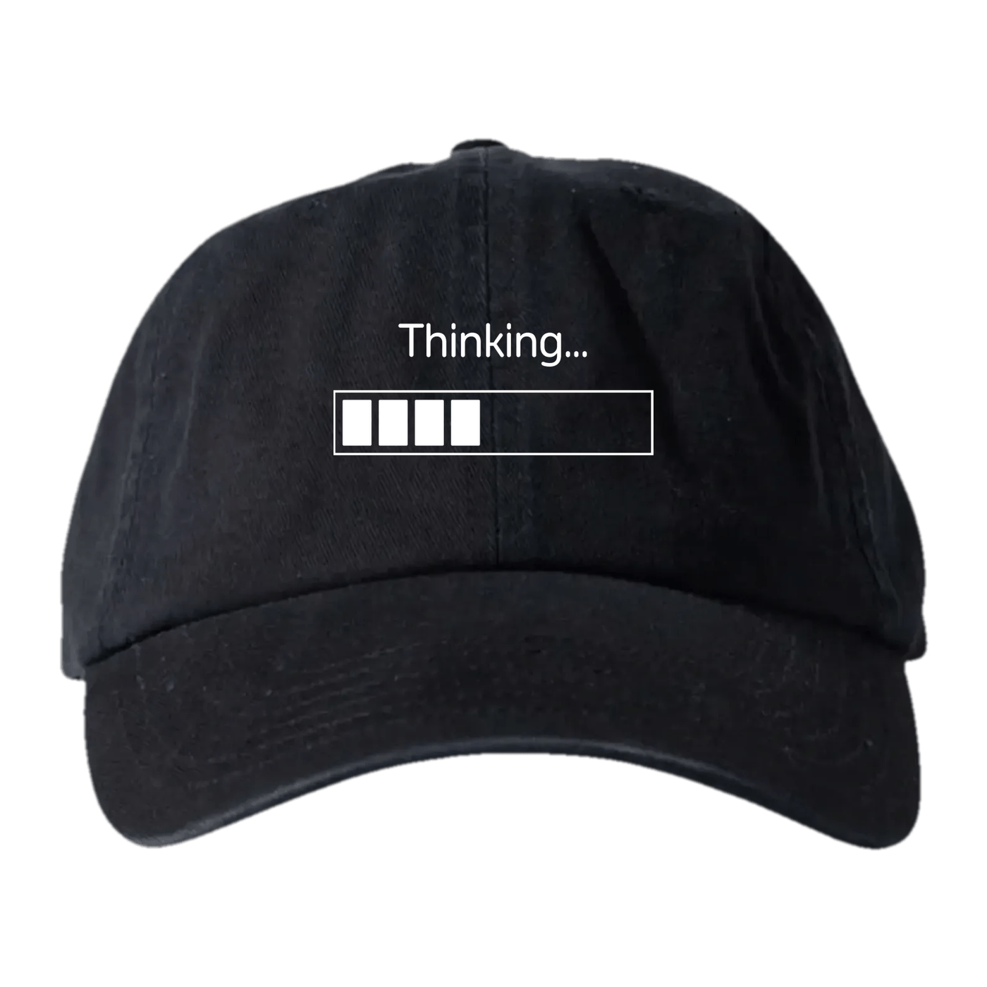 Loading... embroidered cap by TYCA1, front print